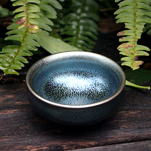 蓝麒麟蓝龙鳞禅定盏