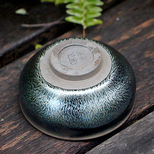 蓝麒麟蓝龙鳞禅定盏