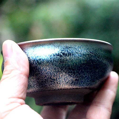 蓝麒麟蓝龙鳞禅定盏